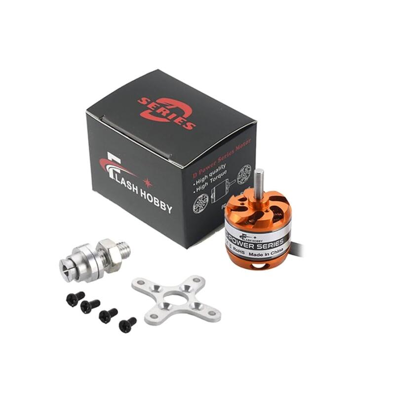 FLASH HOBBY D3536 910KV Brushless Outrunner Motor with 2-4s Lipo (910kv)